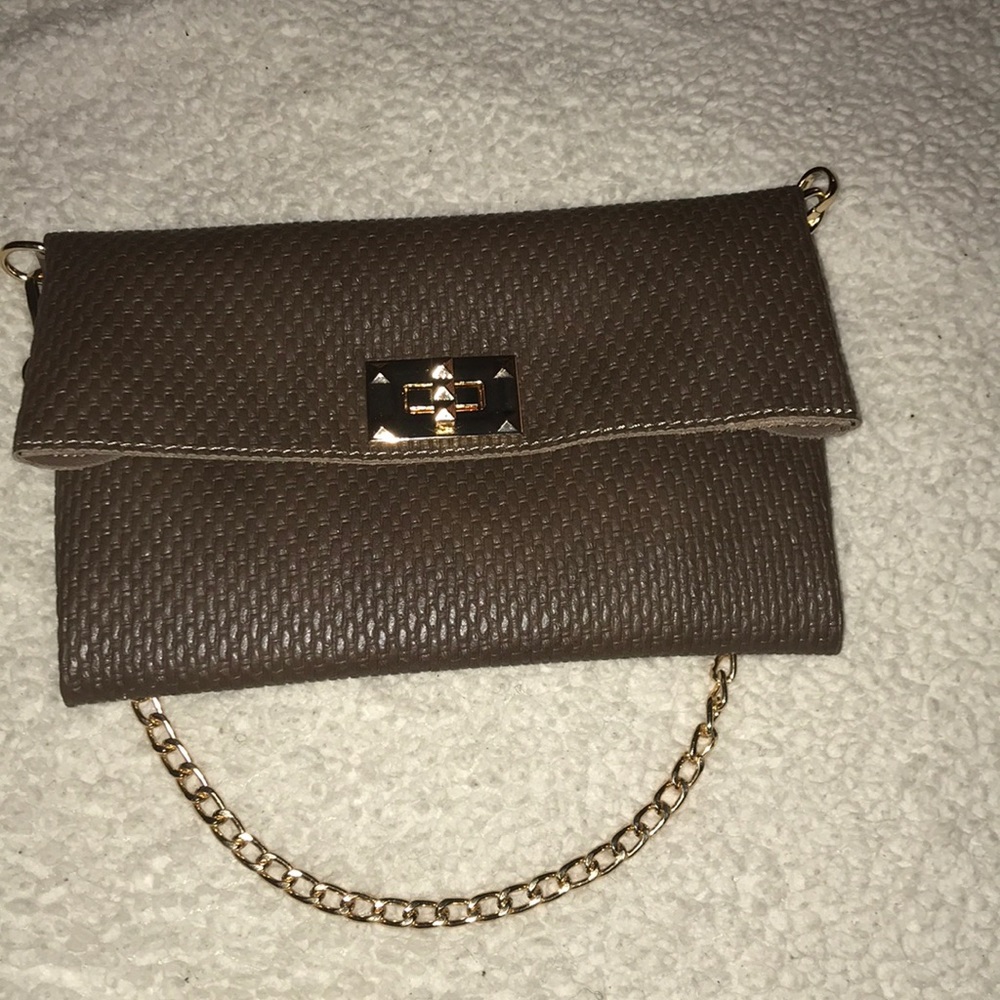 New Classy Brown Dual Clutch Purse!